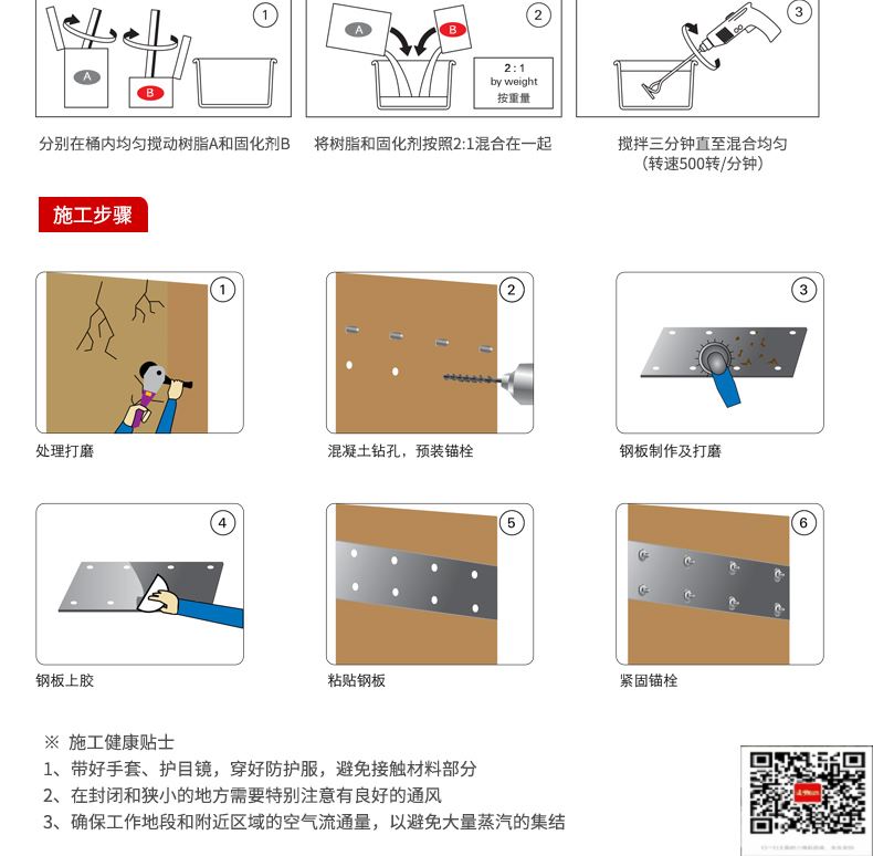 包钢阳新粘钢加固施工过程